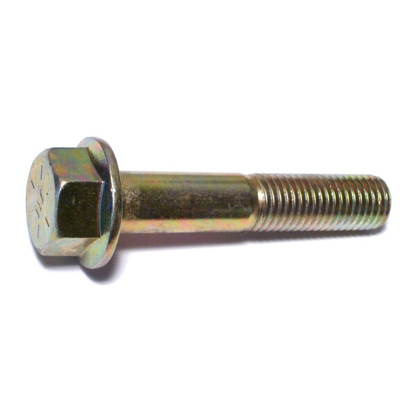 Midwest Fastener Grade 8, 3/4"-10 Flange Bolt, Zinc Plated Steel, 4 in L, 2 PK 75506 - main